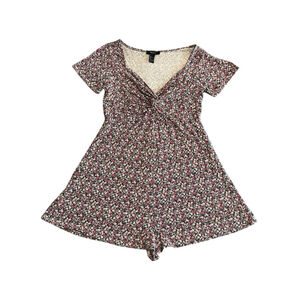 Forever 21 Floral Romper Shorts Women's Size Small